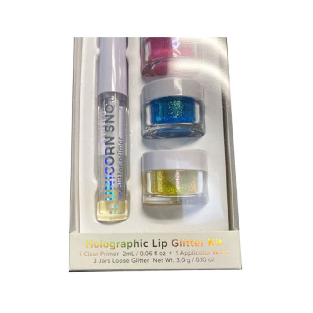 (1 Pack) Unicorn Snot Hi Def Glitter Kit, Lip Gloss, Eyeshadow, Primer + 3 Color - Picture 5 of 11